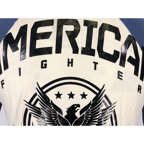 AMERICAN FIGHTER Men's T-Shirt CAPITAL RAGLAN Athl - Picture 8 of 8
